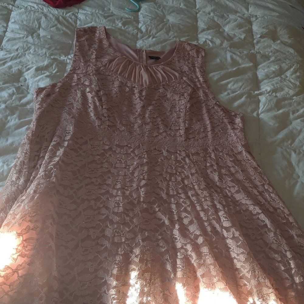 Dusty Pink mid length Dress